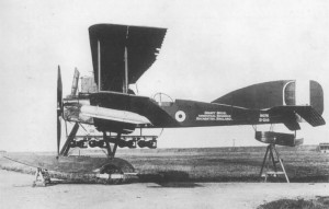 An example of the Short Type 184 seaplane, in which type Flight-Lieut. Graham crashed and was killed.  The aircraft was fitted with a 240 hp Sunbeam engine, and carried four 100/112 lb bombs on a center-line beam.