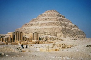 The Stepped Pyramid of Djoser, Saqqara, Egypt.