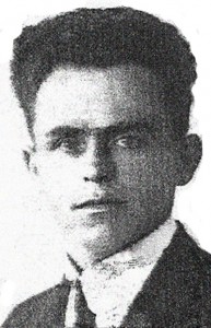 Fritz Beckhardt, ID photo from 1919 -- one after the end of the war.