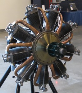 Le Rhône 9 Cylinder Rotary Engine. Photo Credit:  Greg Goebel