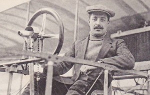 Anselme Marchal, a well-known early French aviator, shown here in prewar France, c.1911.