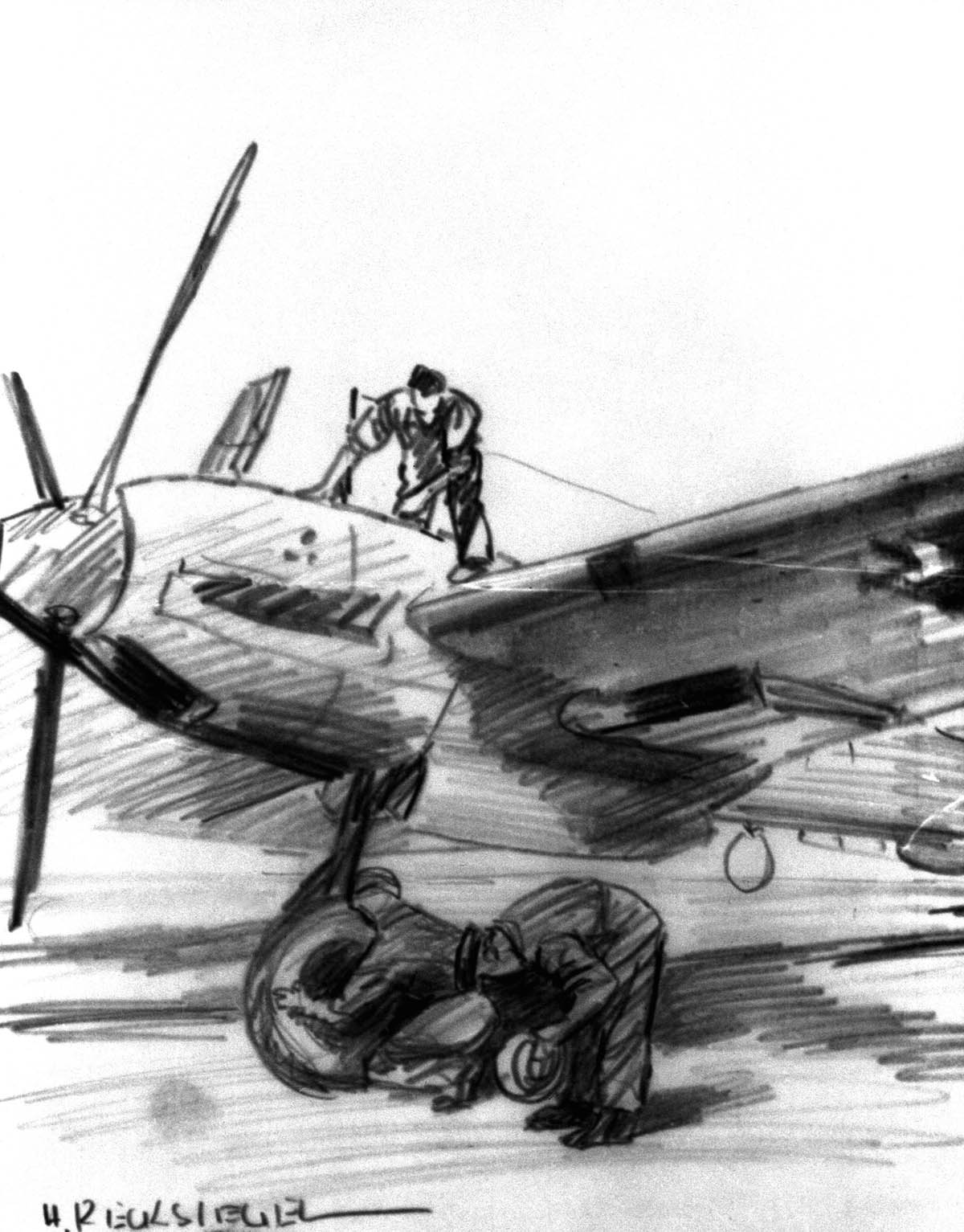 Art of the Luftwaffe — Henz Recksiegel ‹ HistoricWings.com :: A ...